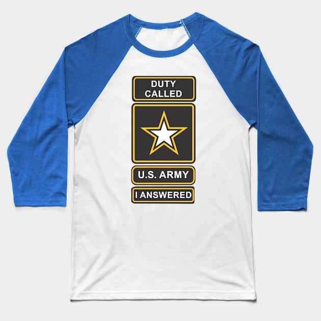 DutyCalled Army Baseball T-Shirt by Cavalrysword